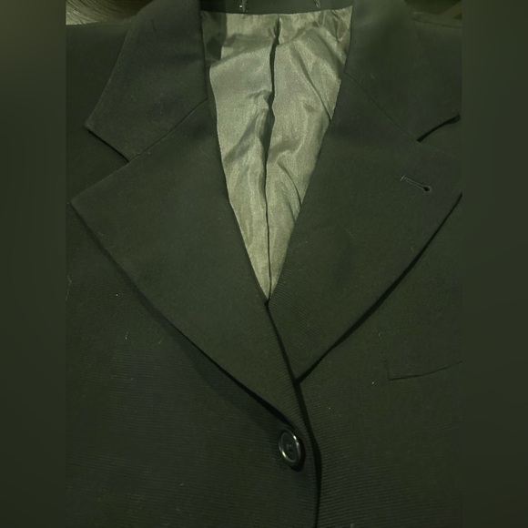 Ermenegildo Zegna Black Wool Blazer Jacket 3- Button Classic Fit, Size 42R, Mens - Picture 5 of 9